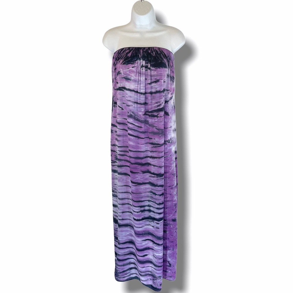 Blue Moon by Planet Blue Tie-Dye Maxi Tube Dress